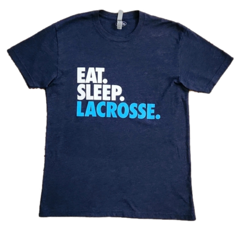 3/$20 Next Level Apparel Eat Sleep LaCrosse T-shirt